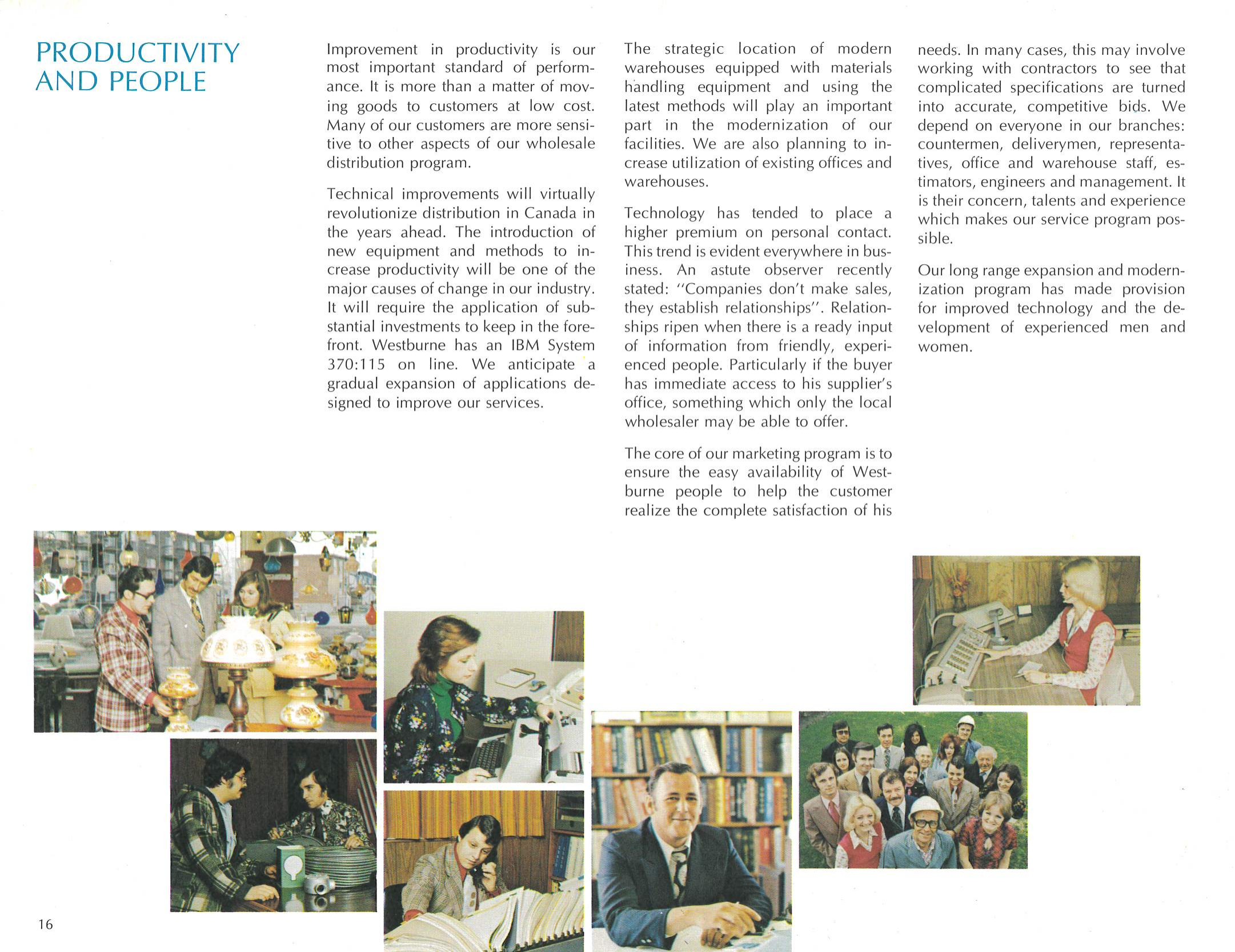 Rapport Annuel Westburne International Industries 1979