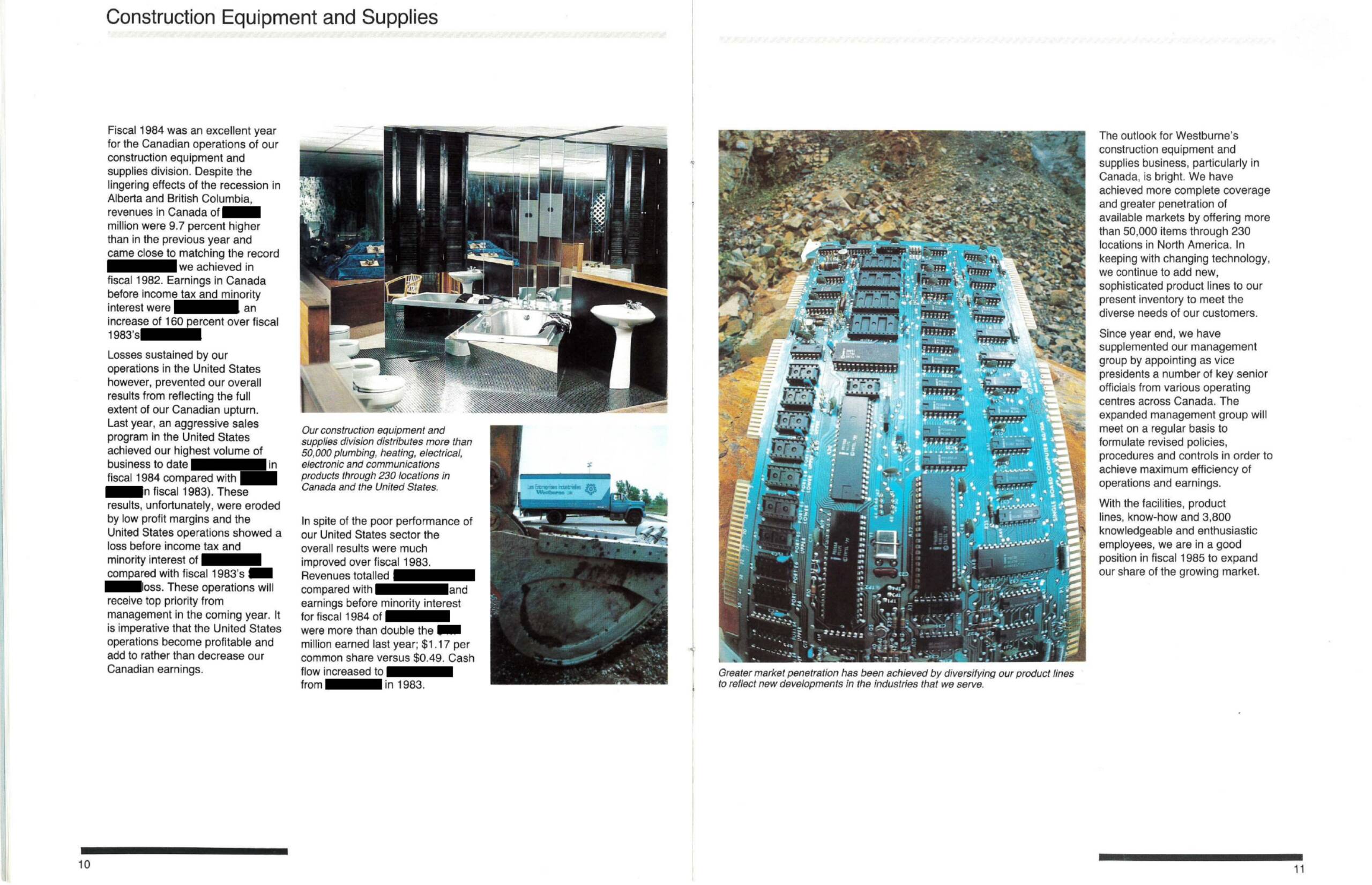 Rapport Annuel Westburne International Industries 1983