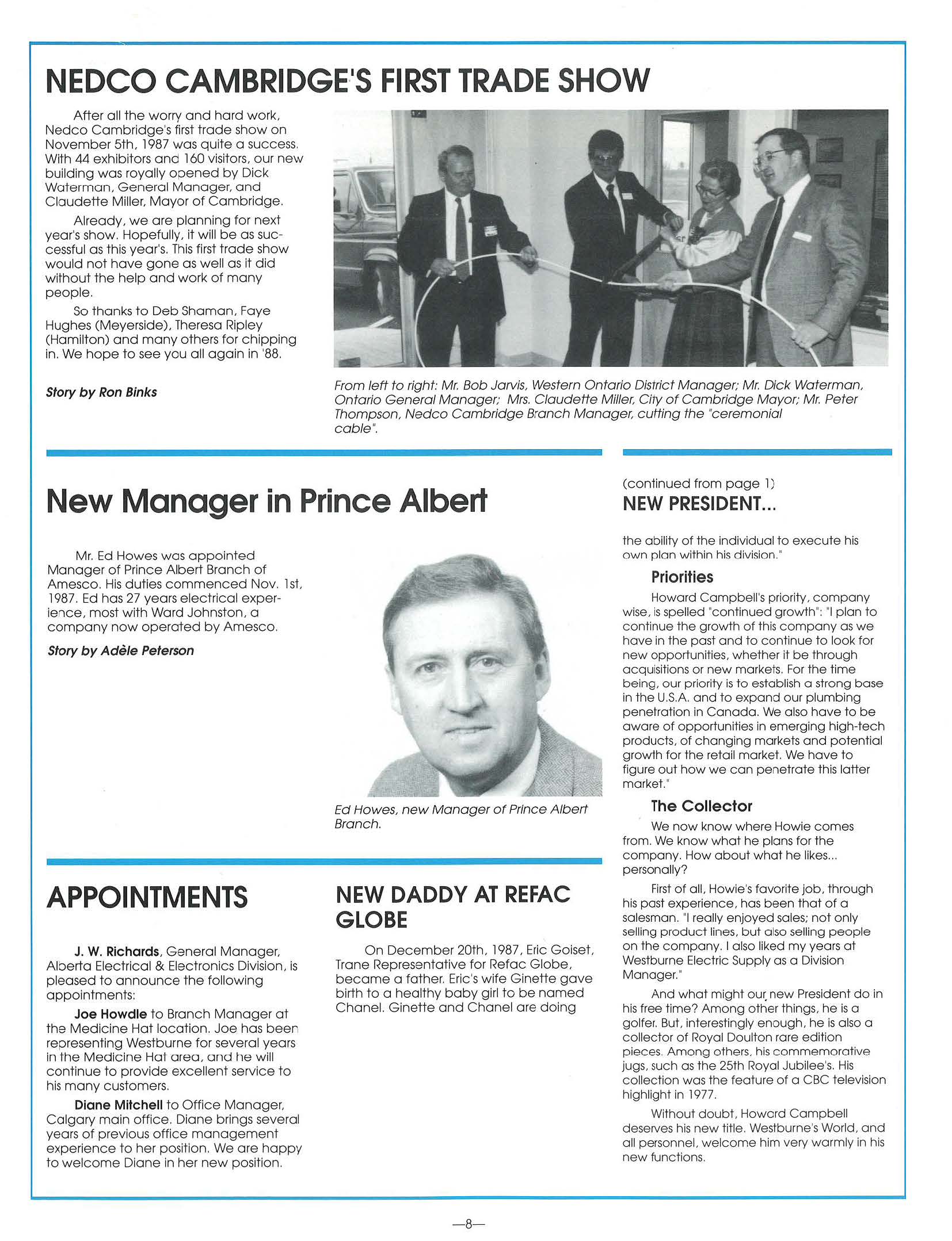 Westburne World Newsletter March 1988