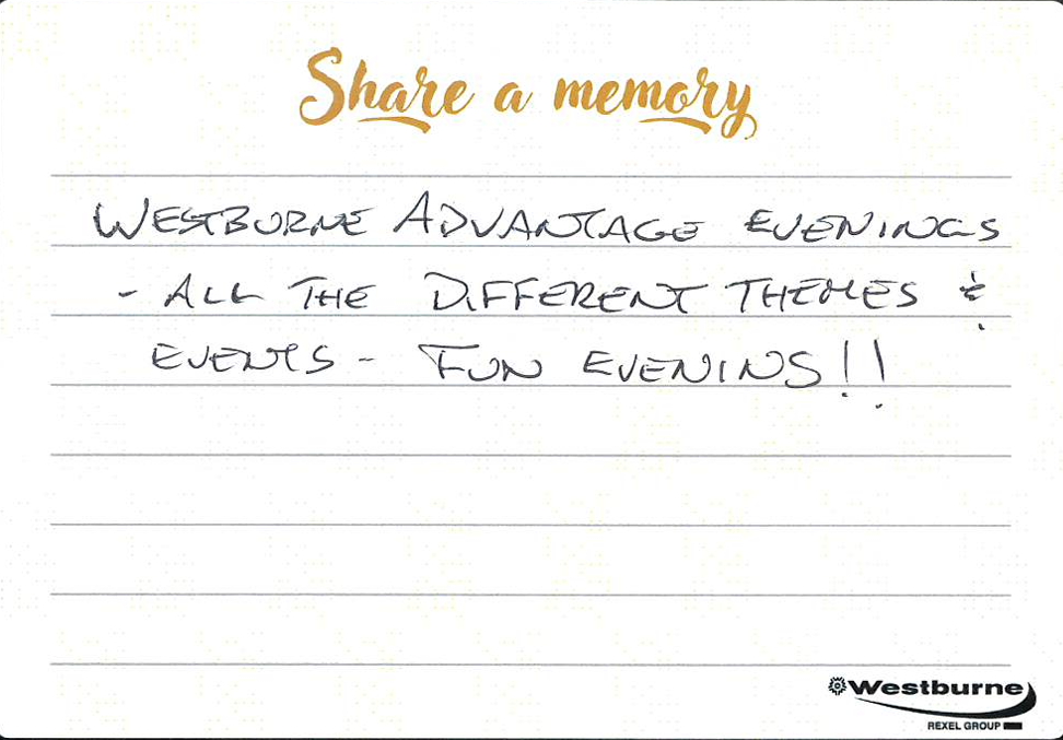 Westburne Advantage Evenings and Events