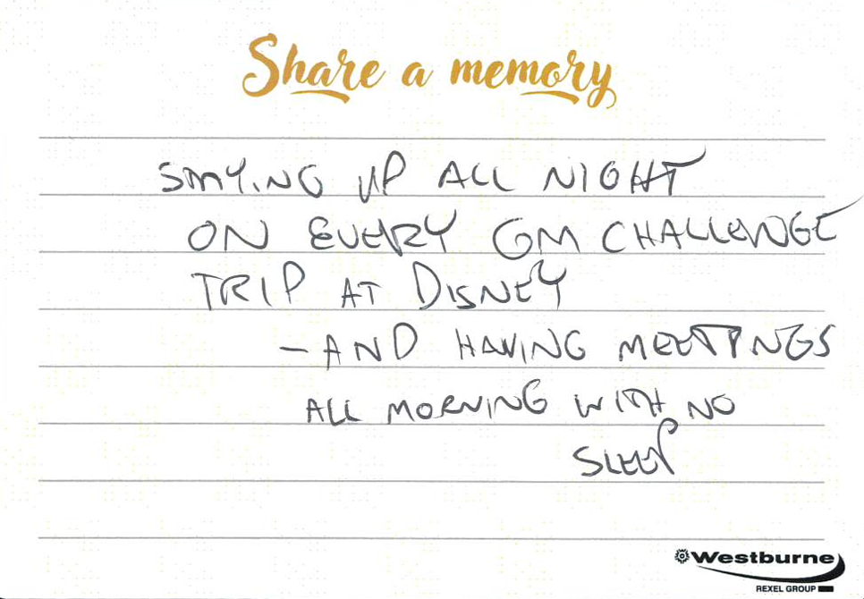 All-Night Disney Challenge Trip Memory