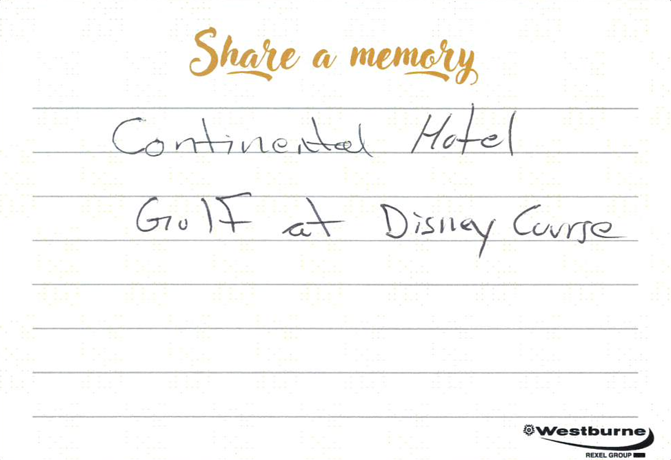 Continental Hotel and Disney Golf Experience