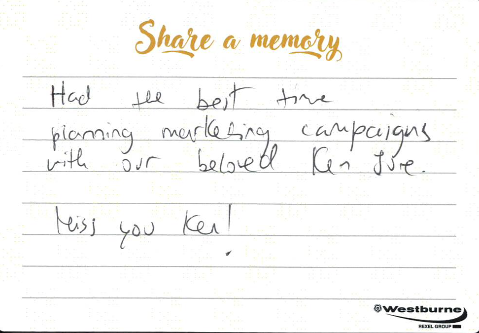 Memories with Ken and Marketing Campaigns