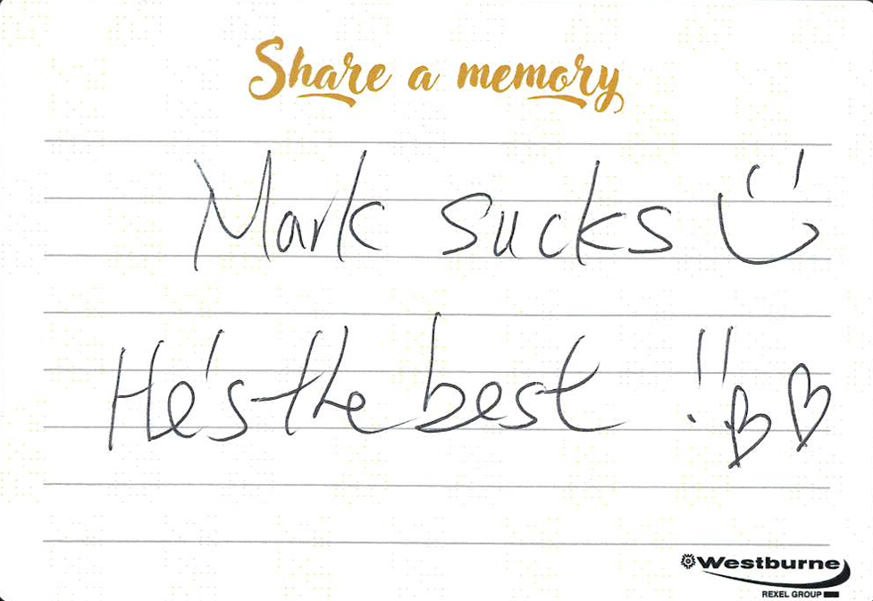 Mark Sucks – He’s the Best