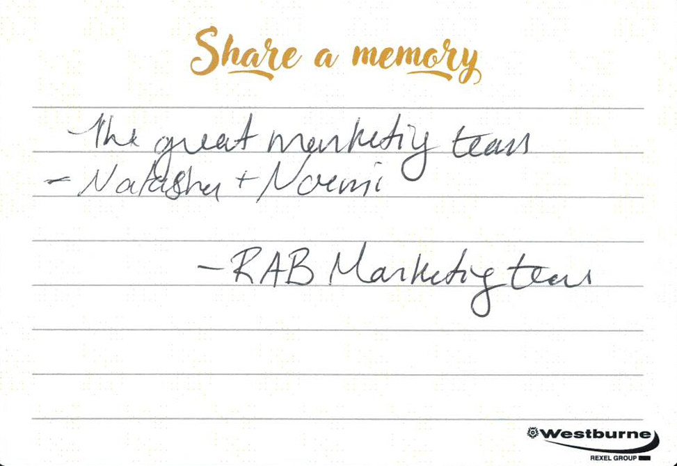 Great Marketing Team Appreciation