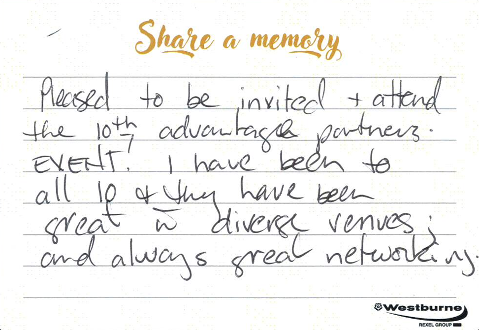 Advantage Partners Event Experience